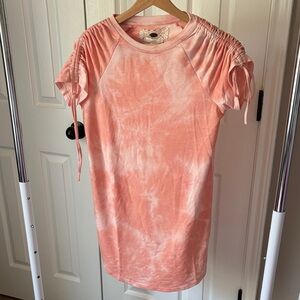 Cupio Pink Tie-Dye Short Sleeve Tee